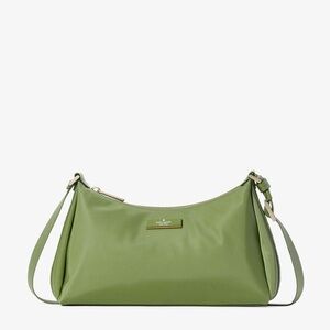 ♠️kate spade Carter Nylon Small Shoulder Bag, Cedar Stand Green NWT